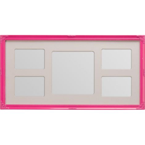 Premier Housewares Pink 5 Photo Multi Photo Frame (1/2)