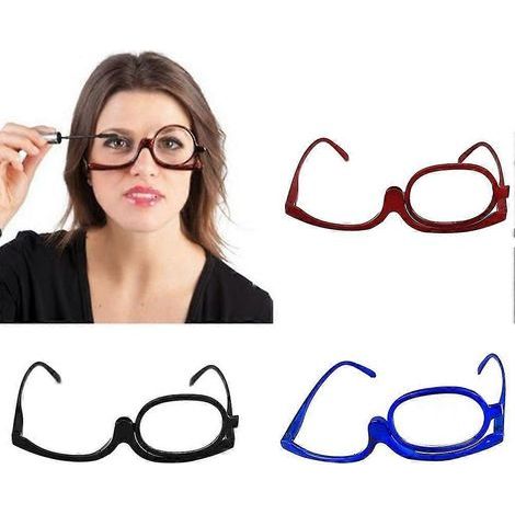 Monocle unisexe pliable à rotation à 180° avec loupe pour maquillage et lecture-4.00 Diopter-Green