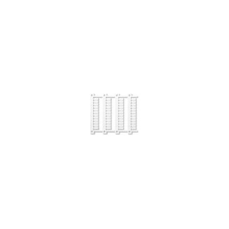 Finder – Étiquette de repérage 6 x 12 mm – Lot de 48 étiquettes – Pour imprimantes à transfert thermique – Type 060.48 - Q083392 (1/2)