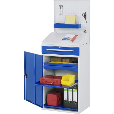 Rau Beistellschrank-Stehpult - Modell 04 BxTxH 650x520x1110/1220/1770mm (1/4)