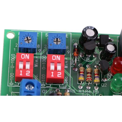 Endlos-Zyklus-Ein/Aus-Relaismodul mit zwei einstellbaren Timern, AC100V-250V (1/5)