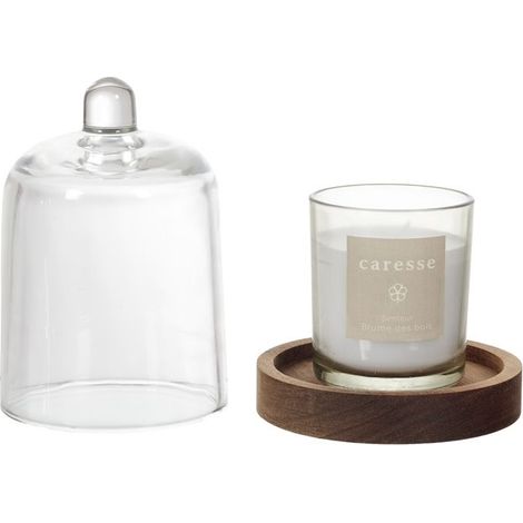 Bougie - HOME DECO FACTORY - Softness - Parfumée - Sous cloche - Multicolore (1/4)