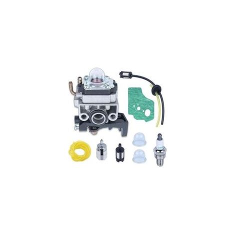 Carburateur Debroussailleuse pour Honda GX35 GX25 GX22 GX31 Carburateur Remplace OEM 16100-Z0Z-034 avec Joint, XU, Bougie d'Allumage, Tuyau, Bulles d'Huile - (1/4)