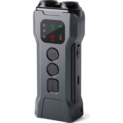 Dispositivo ultrasónico recargable antiladridos con indicador LED para perros: repele comportamientos no deseados. (1/5)