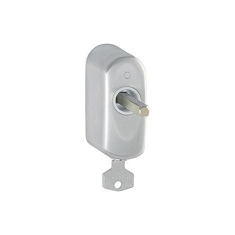 HOPPE® Fenstergriffrosette abschliessbar EUS950S 100NM TBT4, Edelstahl, 11634510 (1/3)