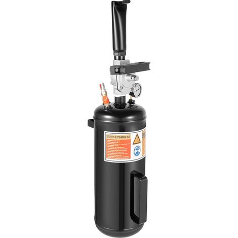 Reifenkompressor, 8 l Fassungsvermögen, hoher Maximaldruck, schwarz (1/2)