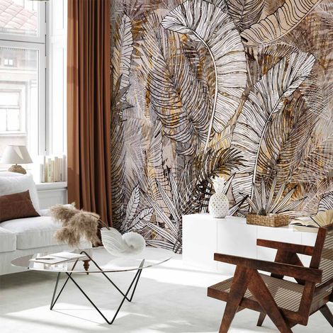 Tapete artgeist Honey Plumes selbstklebend Farbe lebhaft 150x105 cm (1/5)