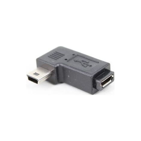 90-degree angled mini USB male to micro USB female extension adapter (1/5)