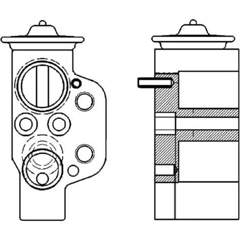 Détendeur, climatisation MAHLE AVE 115 000P AUDI 8K0820679A 8K0820679B