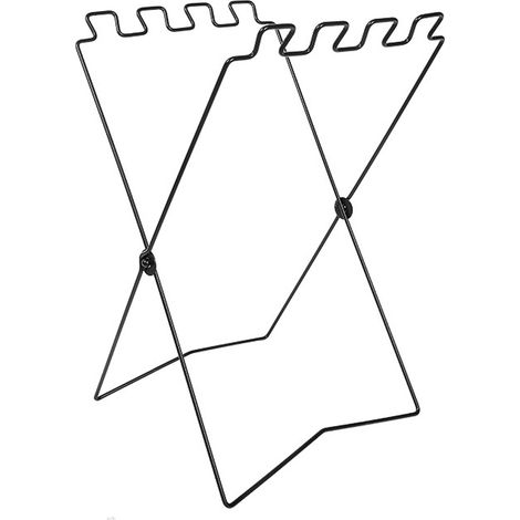 Support Pour Sac À Ordures - Cadre En Acier Inoxydable Pliable - Pour Camping Barbecue Cuisine Intérieur Extérieur - 1 Pièce (1/5)