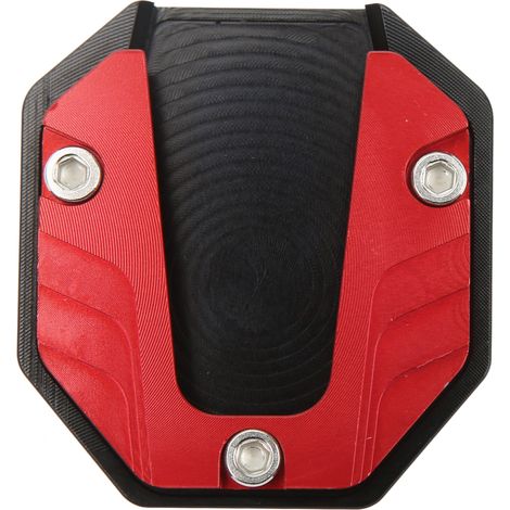 Plaque de support de béquille latérale de moto haute résistance, accessoire rouge (1/5)