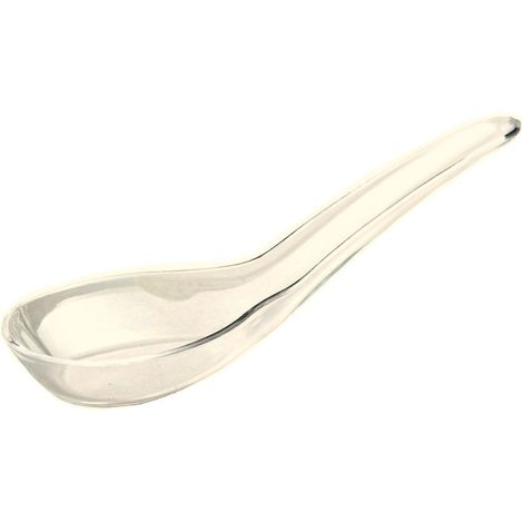 50 Cuillères Bouchées Chinoise 1,7 cl de 120 x 38 x Ht. 32 mm 100% Biosourcé, Fabrication Française - Translucide - D-Work (1/4)