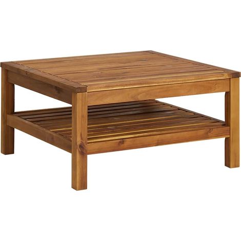 Maison Exclusive - Tavolino da Caffè 65x65x35 cm in Legno Massello di Acacia