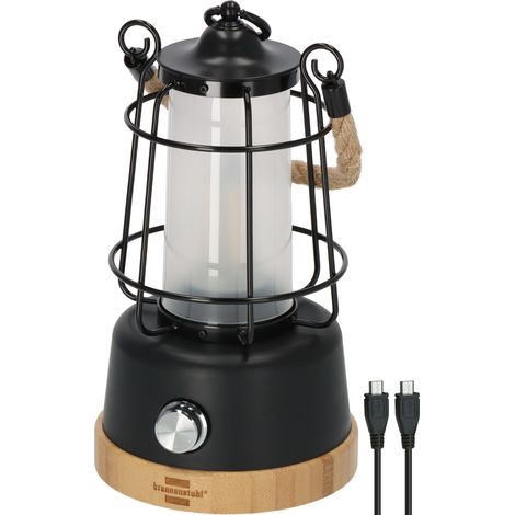 Brennenstuhl 1171800010 CAL 1 AC Camping-Laterne, Camping-Leuchte 350 lm akkubetrieben 570 g Schwa (1/5)