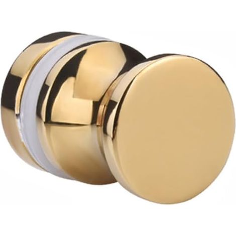 aluminum alloy sliding shower door handle for bathroom (gold titanium) (1/5)