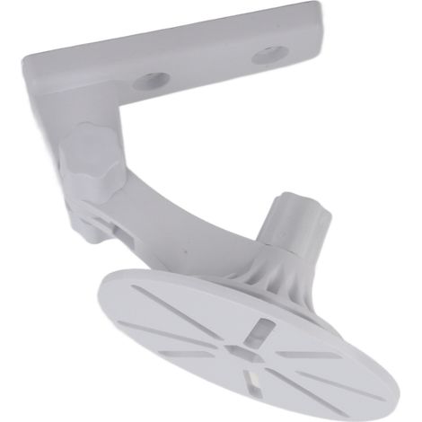Support mural en plastique pour caméra de surveillance, support rotatif à 180 degrés, fixation sans perçage pour une utilisation intérieure et extérieure. (1/5)