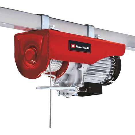 Einhell Seilhebezug TC-EH 600 (1050 W, Tragkraft ohne Umlenkrolle 300 kg auf 18 m/mit Umlenkrolle 600 kg auf 9 m, 18 m Drahtseil (Ø 4,5 mm), inkl. Sicherheitsbügel am Lasthaken)
