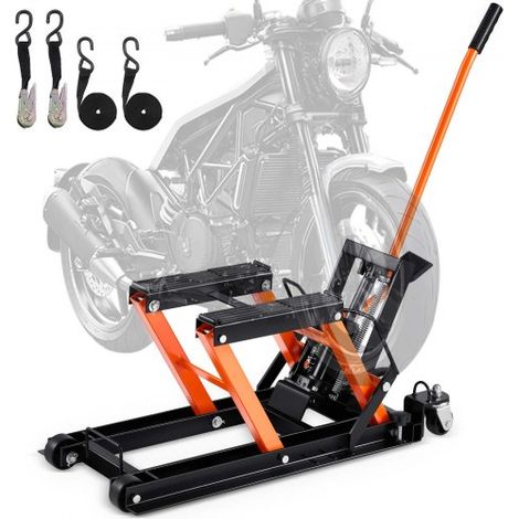 Cric de Moto 700 kg Hauteur de Levage 12-38 5 cm Pont Élévateur (1/5)