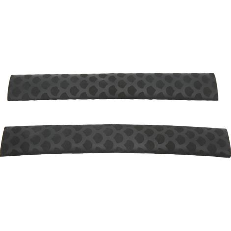 2 Poignées de Baguettes Anti-Dérapantes en Silicone Lavable, Design Écailles de Poisson Noir (1/5)
