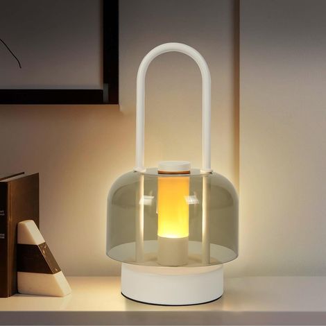 Wiederaufladbare LED-Tischleuchte für den Außenbereich – Kabellose Touch-Nachttischlampe, 3 Farbmodi, IP54 wasserdicht, für den Innenbereich und das Wohnzimmer (1/5)