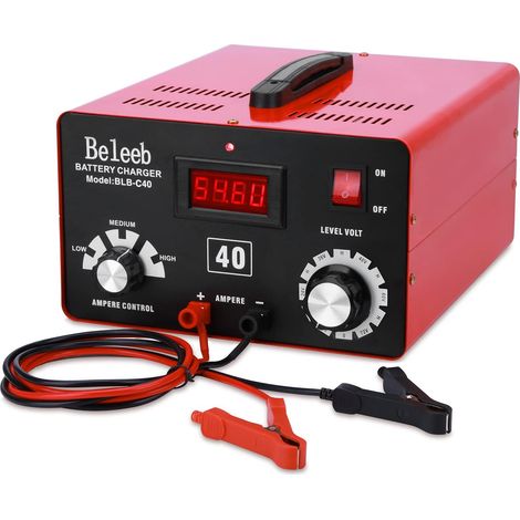 Chargeur de batterie 12 V 24 V 36 V 48 V 60 V 72 V, impulsions de désulfateur de batterie haute tension mainteneur avec clips pour batteries lithium-ion plomb-acide (1/5)