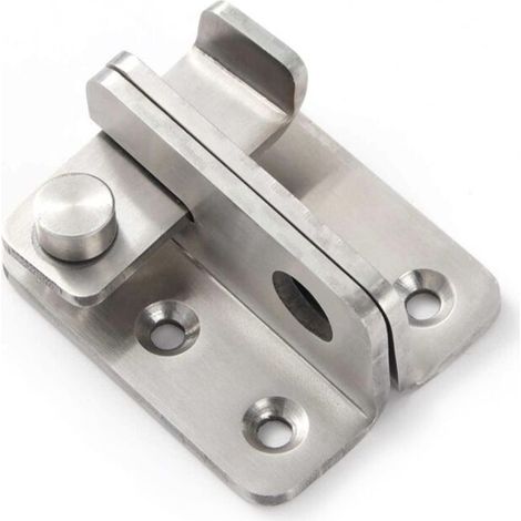 Moraillon Porte Cadenas Petite Antivol Loquet,Acier Inoxydable Cadenas Verrou à Bascule Verrous de Porte de sécurité,Gauche Ouvert