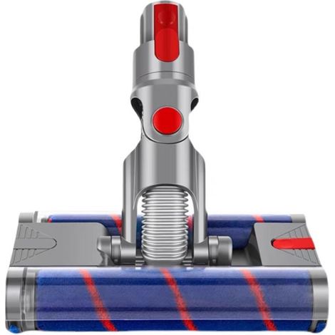 Turbo-elektrische motorisierte rotierende Bürste, kompatibel für Dyson, anwendbar V7, V8, V10, V11, Schnellwechselbürste, weiche Doppelrollen für Parkettfliesen