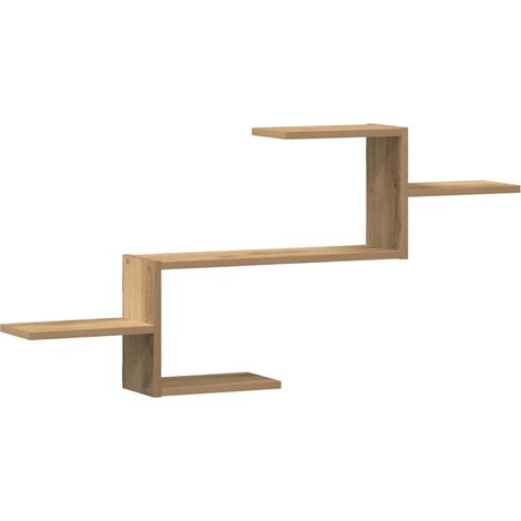 Maison Exclusive - Wandregal Artisan-Eiche 104x15x49 cm Holzwerks