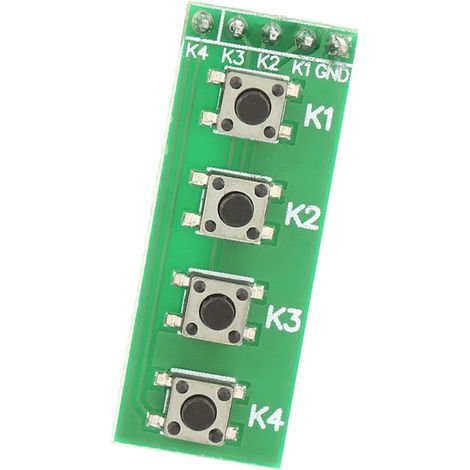 La carte de développement de clavier TB371 Universal DC 0-48V à 4 boutons est une carte de développement de microcontrôleur pour PIC PLC, ARM, FPGA et CPLD. (1/5)