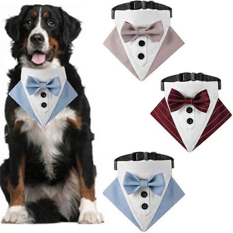 Collier pour chat avec nœud papillon, élégant collier de prince, accessoire photo, rose. (1/4)