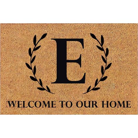 Tapis De Seuil Extérieur - Tapis D'Entrée Imperméable 40 X 60 Cm - Pour Porte D'Entrée Maison Jardin Balcon - 1 Pièce (1/4)