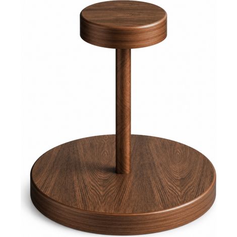 Support à gobelets en bois de noyer, stand distributeur de gobelets jetables pour plan de travail, organisateur de gobelets en papier pour la maison, cuisine et bureau. (1/5)