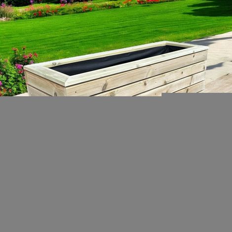 London Garden Planter - Pressure Treated Wood - L150 x W60 x H60 cm