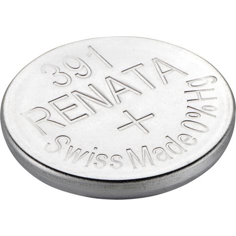 BATTERIA a BOTTONE all'ossido d'argento 391 RENATA