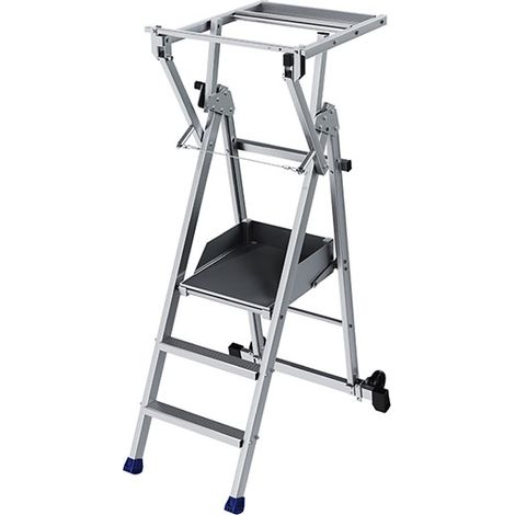 Scaletta professionale 3 gradini - altezza massima di lavoro 2.75m - PIRL3RM
