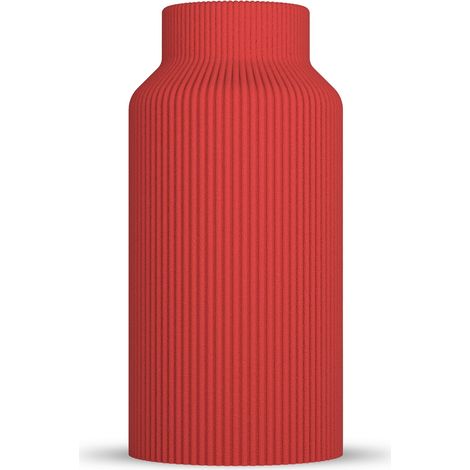 Vase Rabella - Vase décoratif moderne pour herbe de la pampa et fleurs séchées - Style scandinave pour salon - Objet design 3D en plastique (PLA) - Léger et incassable (1/5)