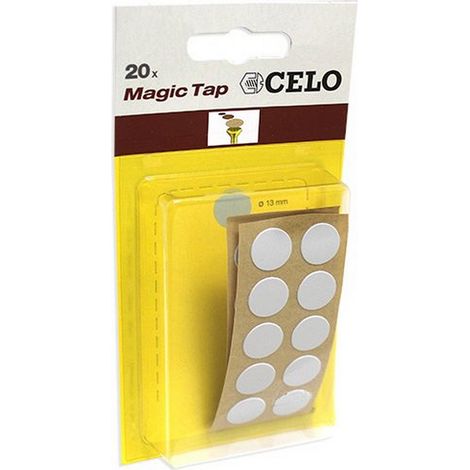 Scatola da 10 blister con 20 unità di cappucci adesivi Ø13mm Colore Grigio