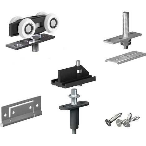 Slid'Up By Mantion – Kit pour 2 panneaux supplémentaires SLID'UP 150 – Pour porte pliante jusqu'à 40 kg – Pose au plafond – Garantie 5 ans (1/5)