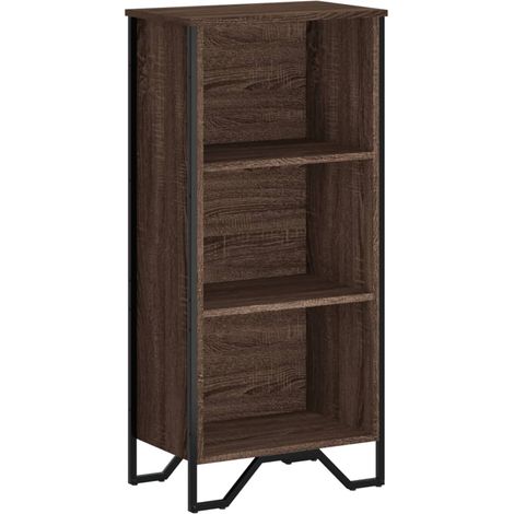 Maison Exclusive - Bücherregal Braun Eichen-Optik 50x31x106 cm Ho