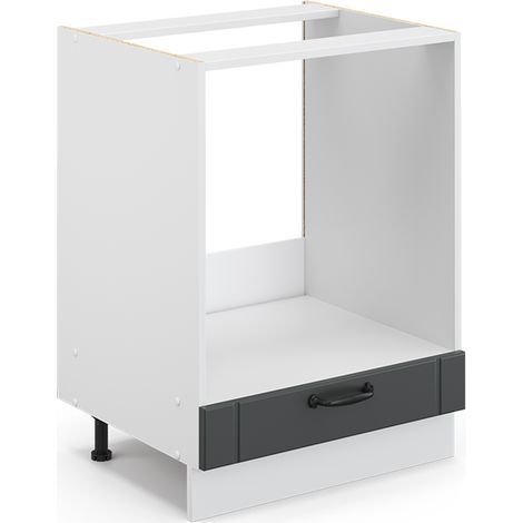 Mobile per forno da incasso Fame-Line, Antracite casa di campagna, 60 cm senza piano di lavoro, Vicco (1/5)