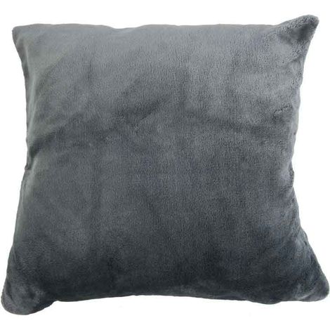 Housse de coussin douceur Gris anthracite 40x40 cm