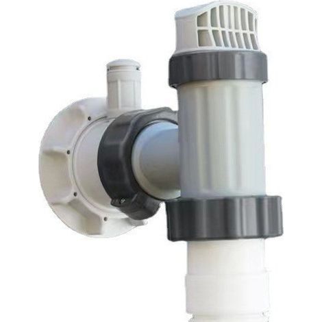 Raccord de soupape plongeur pour pompe Intex – Adaptateur flexible – Compatible pompes 28635EG / 28633EG