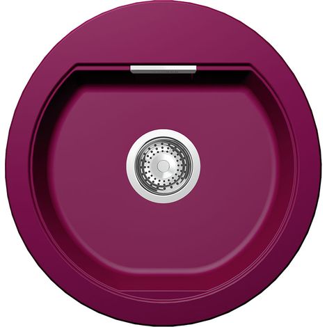 Schock Einbauspüle Cristadur Mono R-100 A Berry BRY Exzenterbedienung (1/3)