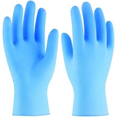 Caja 100 Guantes de nitrilo desechable 3L - XL