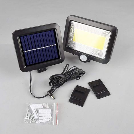 Lampe murale COB séparable 100 LED – Détecteur de mouvement intégré – Éclairage large façade (1/5)