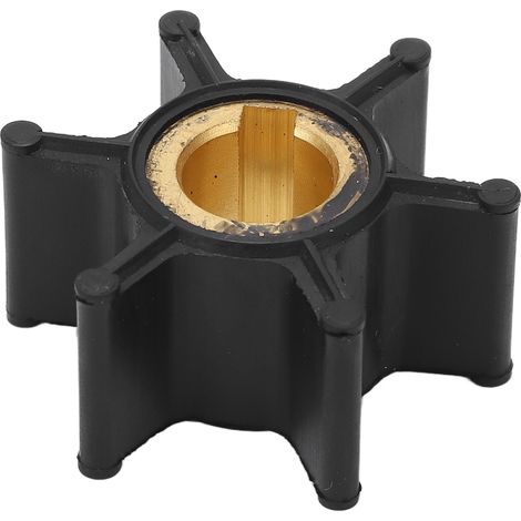 Turbine de pompe à eau hors-bord 0387361, 6 pales, de remplacement pour moteur Johnson Evinrude 2 ch 1985-1990 (1/5)