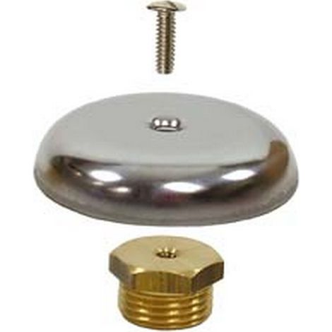 5PZ TAPPO CON ROSONE E VITE - M 1/2"