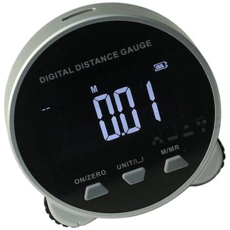 QORVA-Roue de mesure numérique multifonction avec écran LCD - Outil de mesure de distance de haute précision pour intérieur et extérieur - Étriers numériques ABS + PP