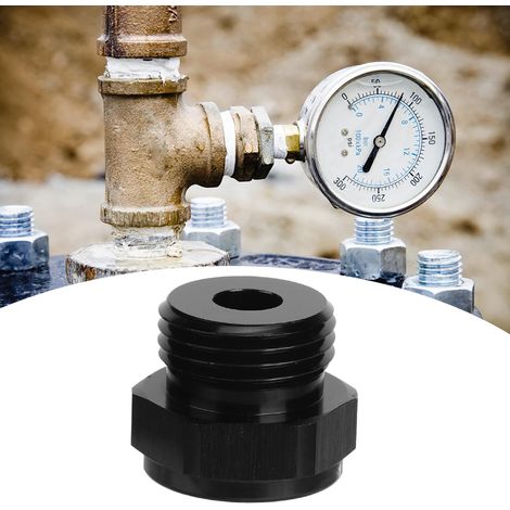 Adaptateur pour manomètre de pression d'huile, réducteur NPT femelle 1/8" vers BSP mâle 1/2" (1/5)