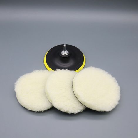 5 pièces 180mm laine polissage éponge disque polissage tampons de polissage pour Machine à polir Machine à polir
